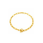 Del Mar Links | 18K gold MIneForever plate Classic Necklace | Gold & Silver|