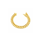 Titan Curb Link Bracelet in 18K Gold Endurance finish