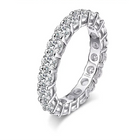 MineForever lasting Platinum Finish eternity band ~0.8ct  ~ 5ct