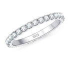 MineForever lasting Platinum Finish eternity band ~0.8ct  ~ 5ct