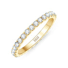 14K Eternity Chanel setting delicate ring.