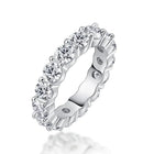 Delicate 1.8Ct  Eternity Ring in Silver