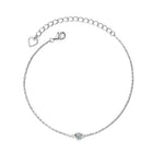 MineForever lasting Bracelet in silver with 3mm bezel solitaire