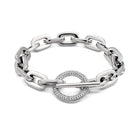 Pave Toggle 18K MineForever lasting plate Signature Bracelet