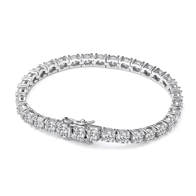 Celebrity style Eternity Tennis Bracelet Certified