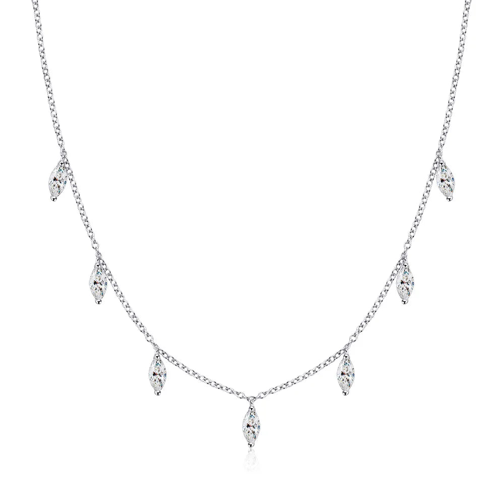 MineForever Lasting Marquise drop Pendant Necklace